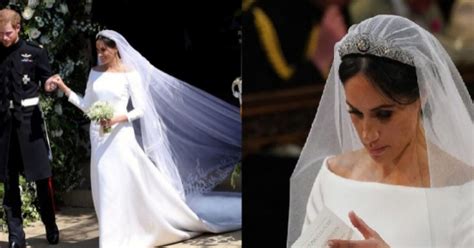 Tutto sull’abito da sposa di Meghan firmato Givenchy .